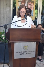 Fatma Ozok opens the exhibition